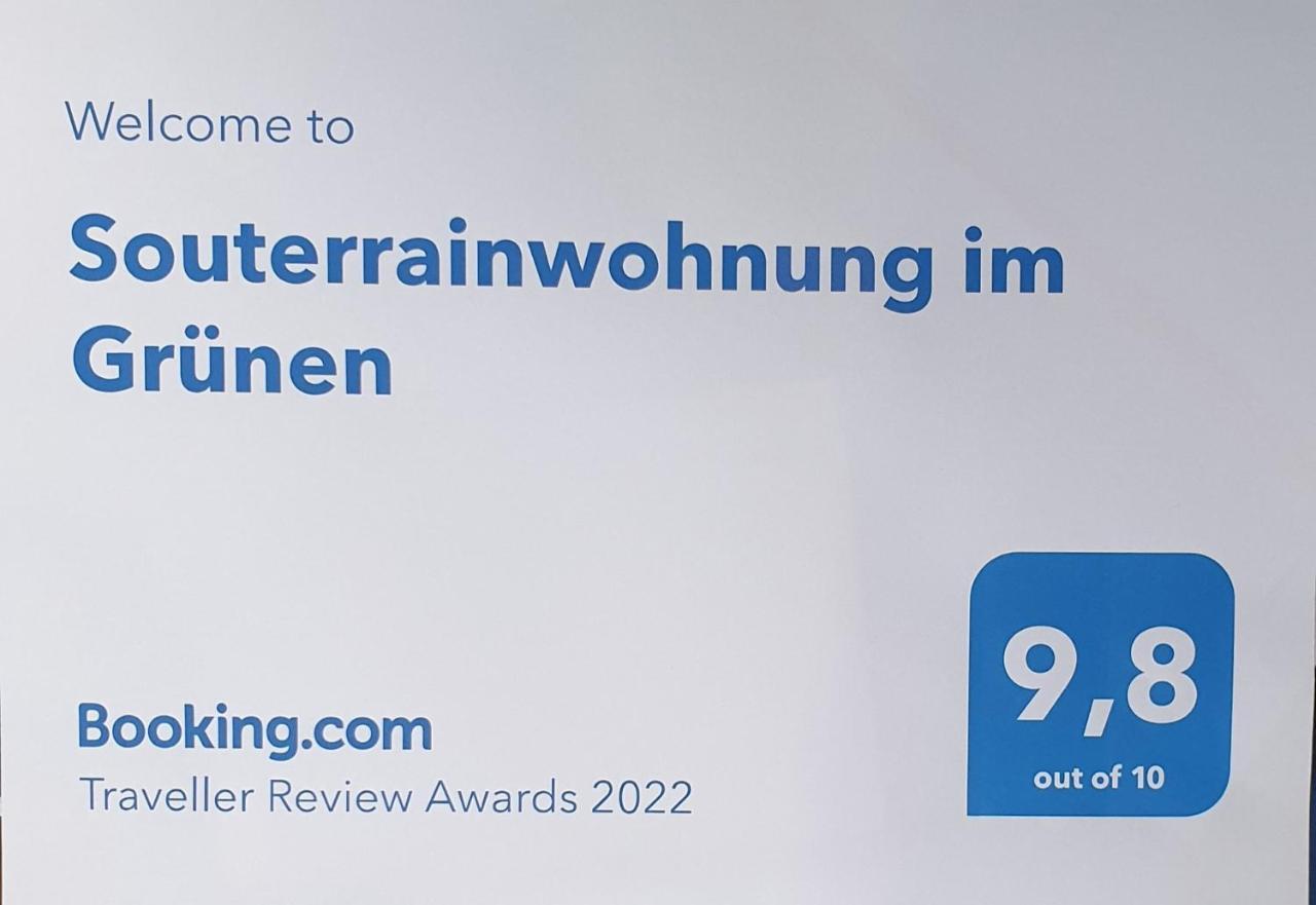 Souterrainwohnung Im Gruenen Виттен Экстерьер фото